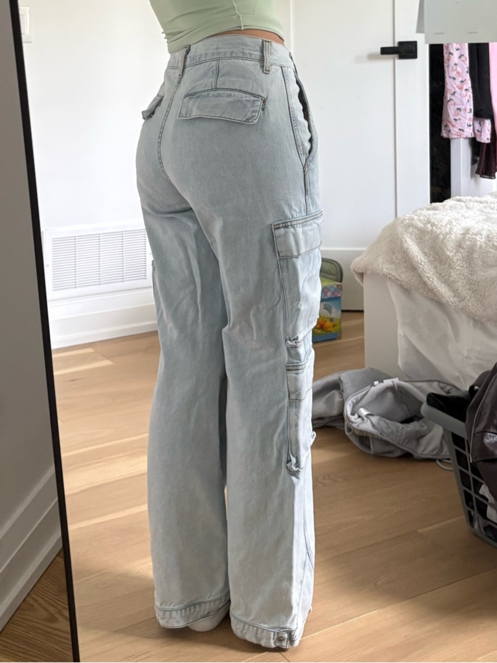 Denim Forum Light Blue High-Rise Jeans - Picture 3 of 4